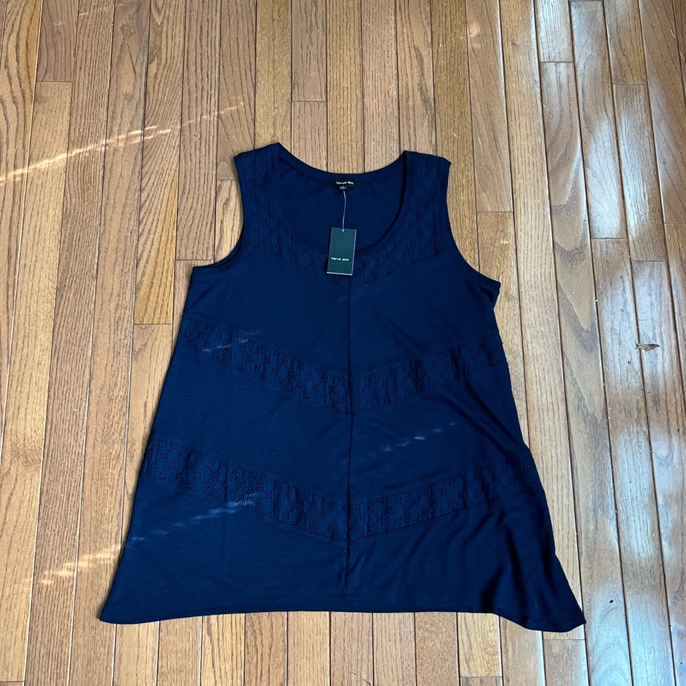 Navy Blue Tank Top